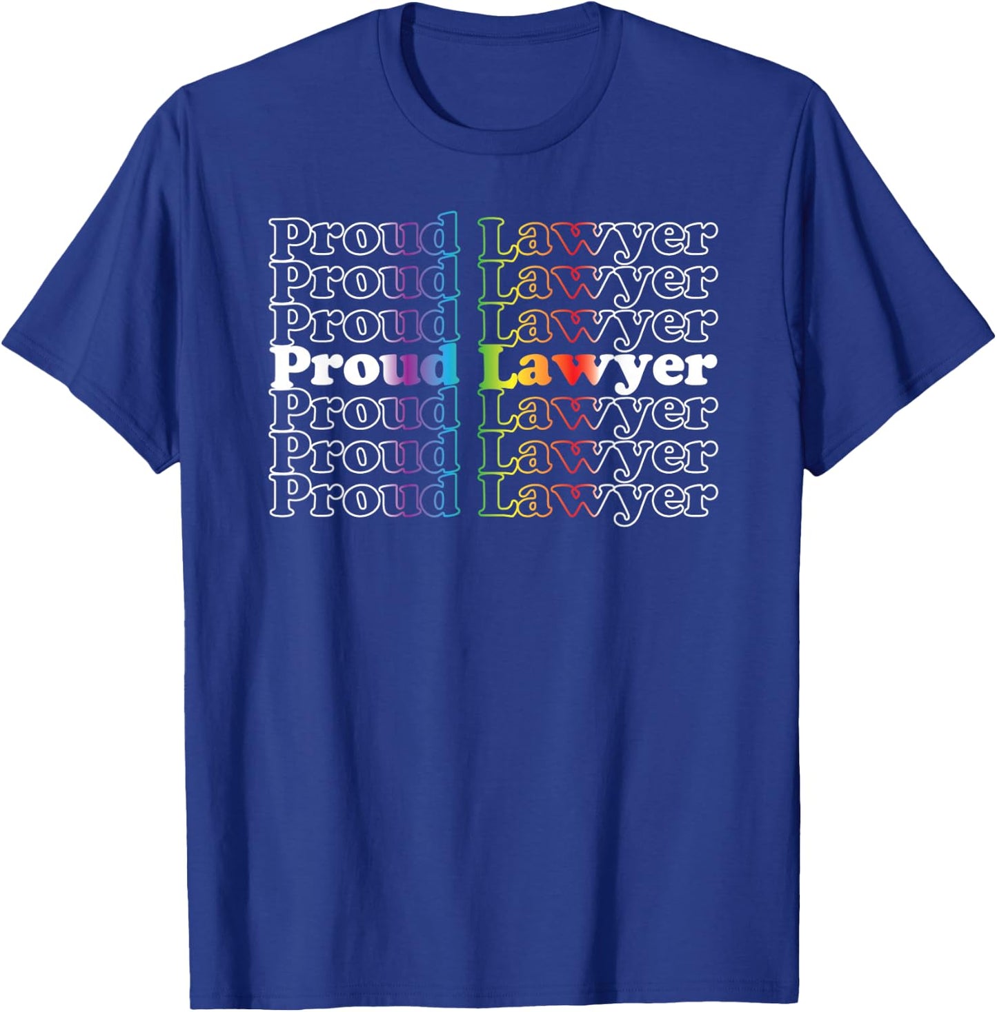 Proud Lawyer Design for LGBT Gay Bisexual Queer Attorneys T-Shirt - T-Shirt | Royal