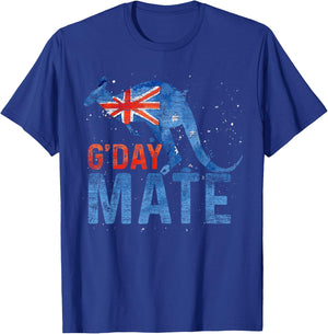 Guten Tag Mein Freund Kangaroo Animal Lover Australia T-Shirt - T-Shirt | Royal
