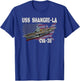 USS Shangri-La CVA-38 Aircraft Carrier Veterans Day Father's T-Shirt - T-Shirt | Royal