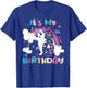 It's My 8th Birthday Caticorn Unicorn Cat Kitten T-Shirt - T-Shirt | Royal