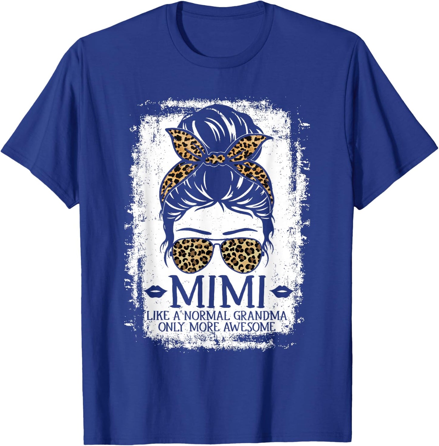 Mimi Like A Normal Grandma Only More Awesome Women Grandma T-Shirt - T-Shirt | Royal