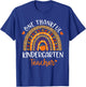 One Thankful Kindergarten Teacher Thanksgiving Rainbow Funny T-Shirt - T-Shirt | Royal