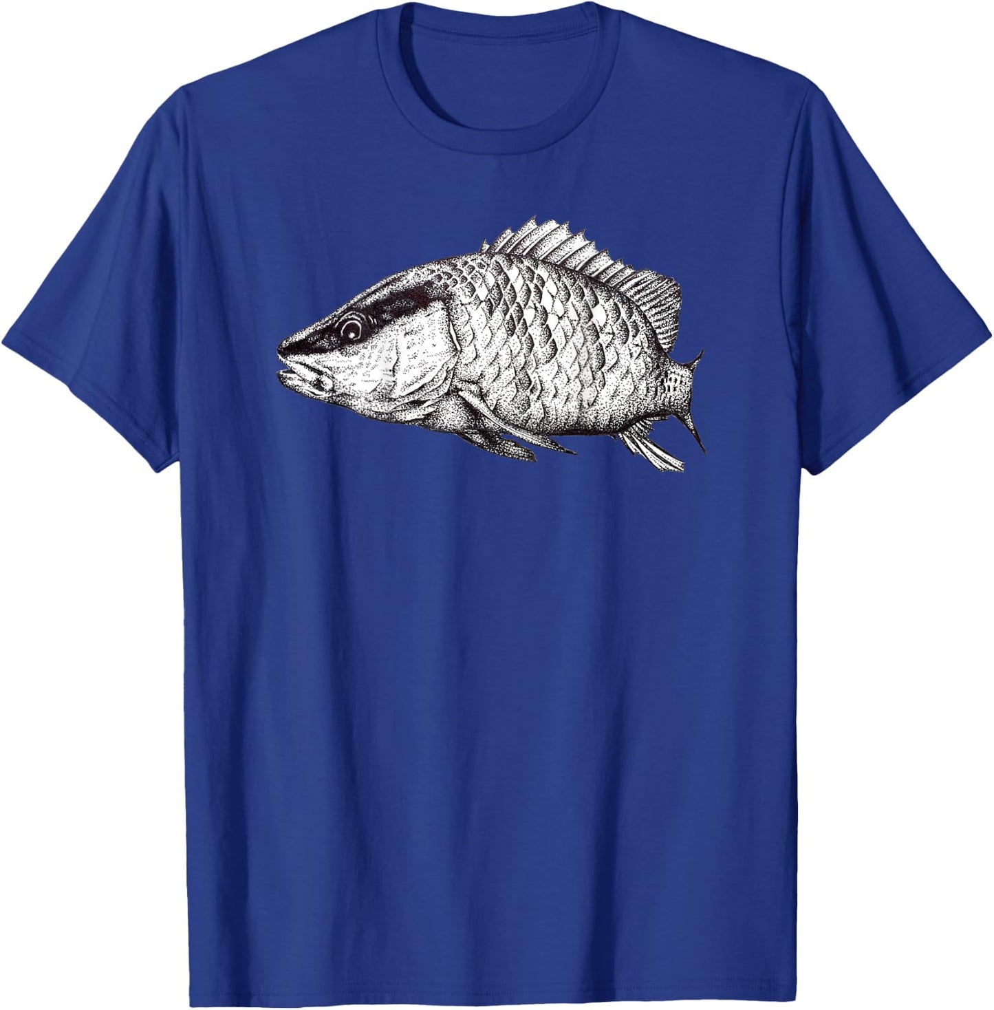 Mangrove (Gray) Snapper Fish T-Shirt - T-Shirt | Royal