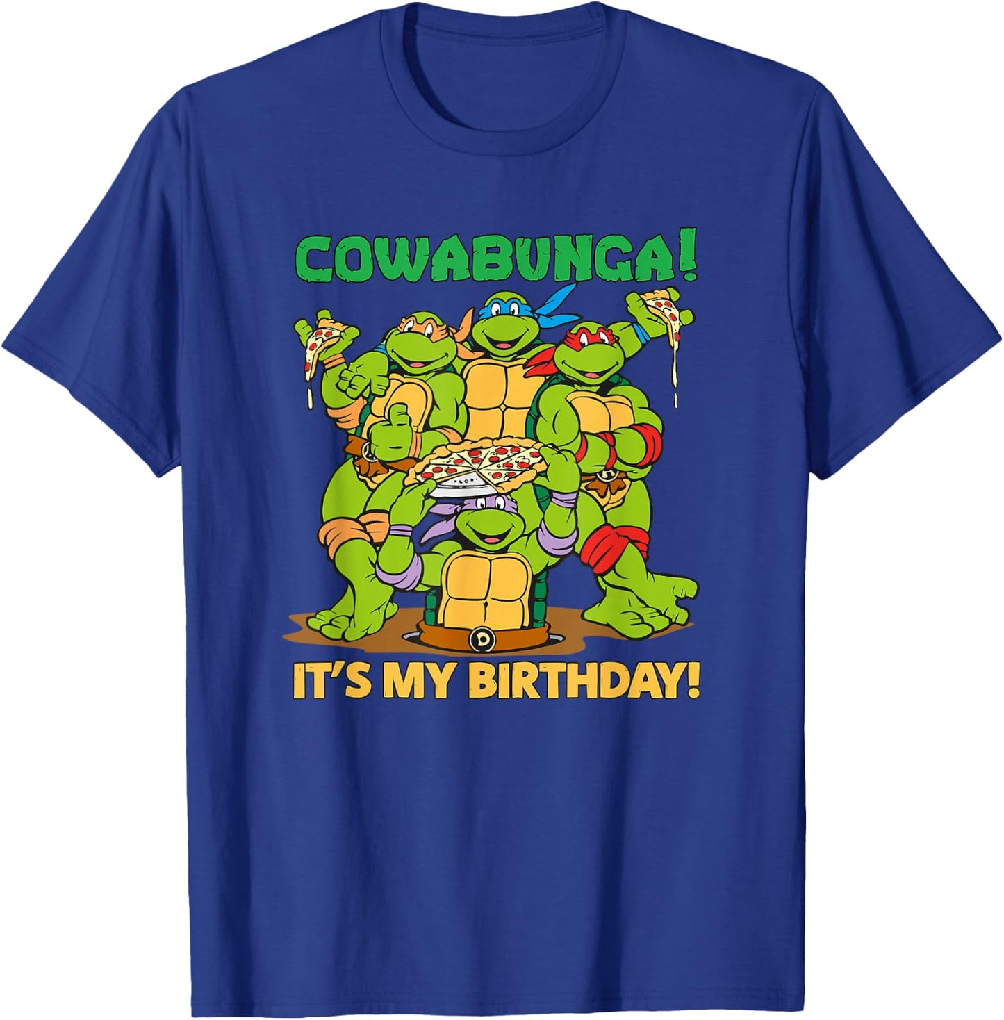 Cowabunga! It's My Birthday! T-Shirt - T-Shirt | Royal