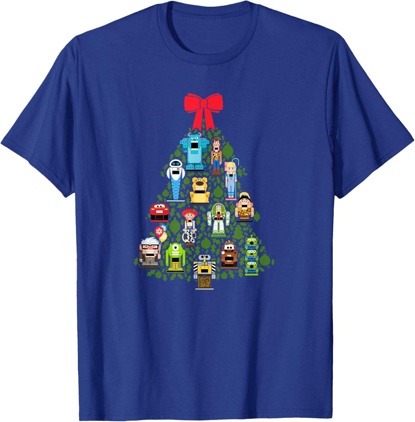 Disney and Pixar Christmas Tree Nutcracker Holiday T-Shirt - T-Shirt | Royal