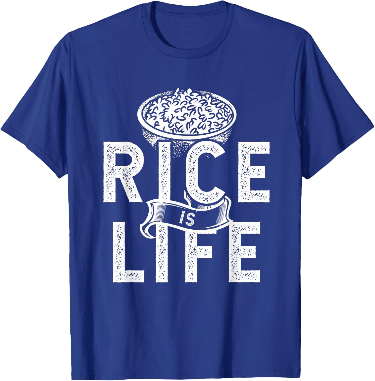 Cool Rice Is Life Art Men Women Asian Filipino Japanese Food T-Shirt - T-Shirt | Royal