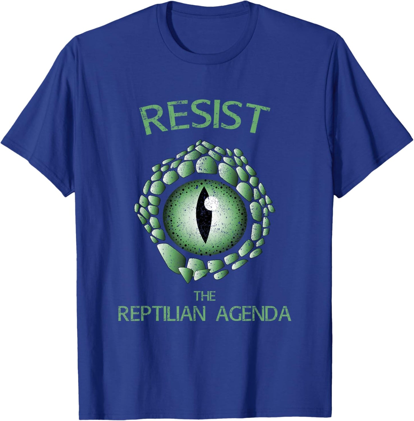 Resist the Reptile Agenda Conspiracy Theory T-Shirt - T-Shirt | Royal
