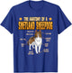 Sheltie The Anatomy Of A Shetland Sheepdog Puppy Lovers Women T-Shirt - T-Shirt | Royal
