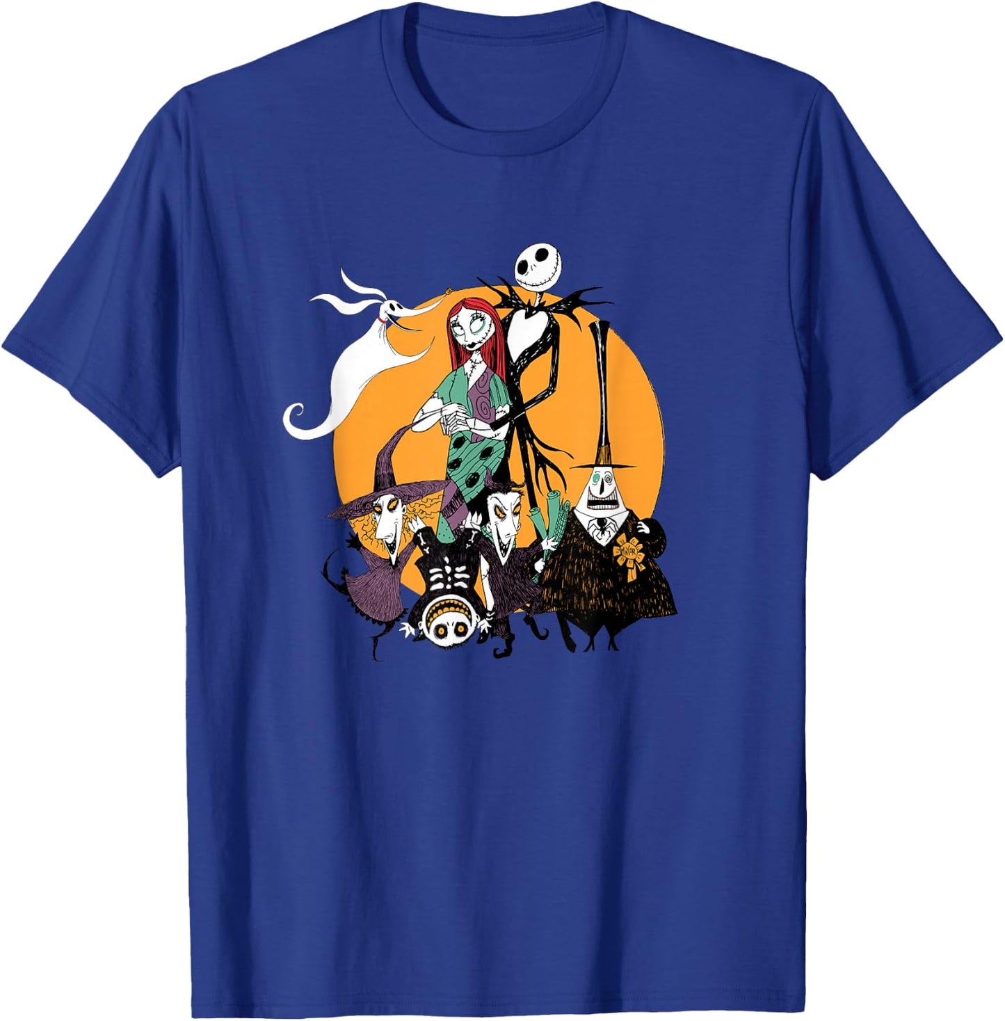 The Nightmare Before Christmas - Character Group T-Shirt - T-Shirt | Royal