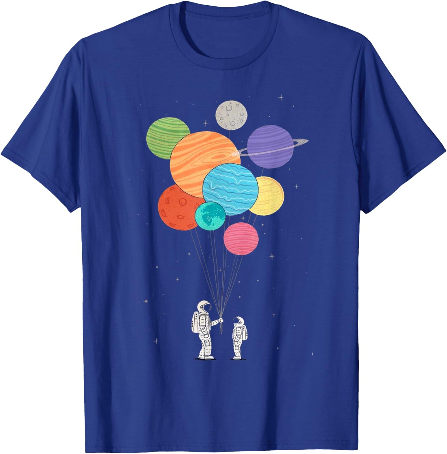 Planet Balloons T-Shirt - T-Shirt | Royal