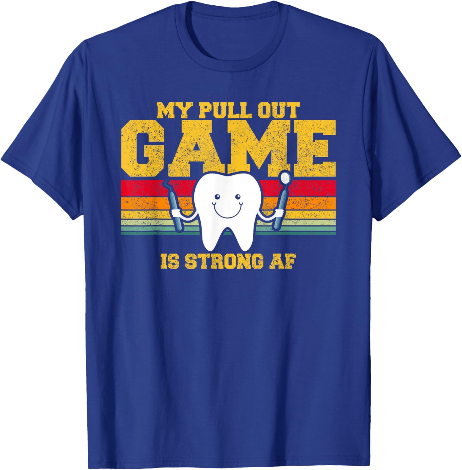 My Extraction Game is Strong AF Funny Word Games T-Shirt - T-Shirt | Royal
