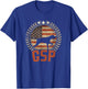 German Shorthaired Pointer American Flag Shirt GSP Patriotic T-Shirt - T-Shirt | Royal