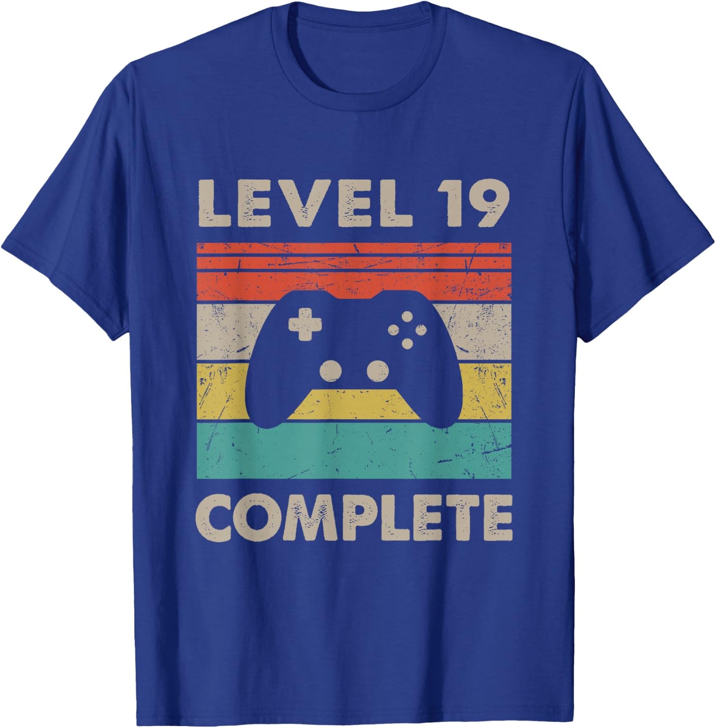 Level 19 Complete - 19th Wedding Anniversary & Her T-Shirt - T-Shirt | Royal