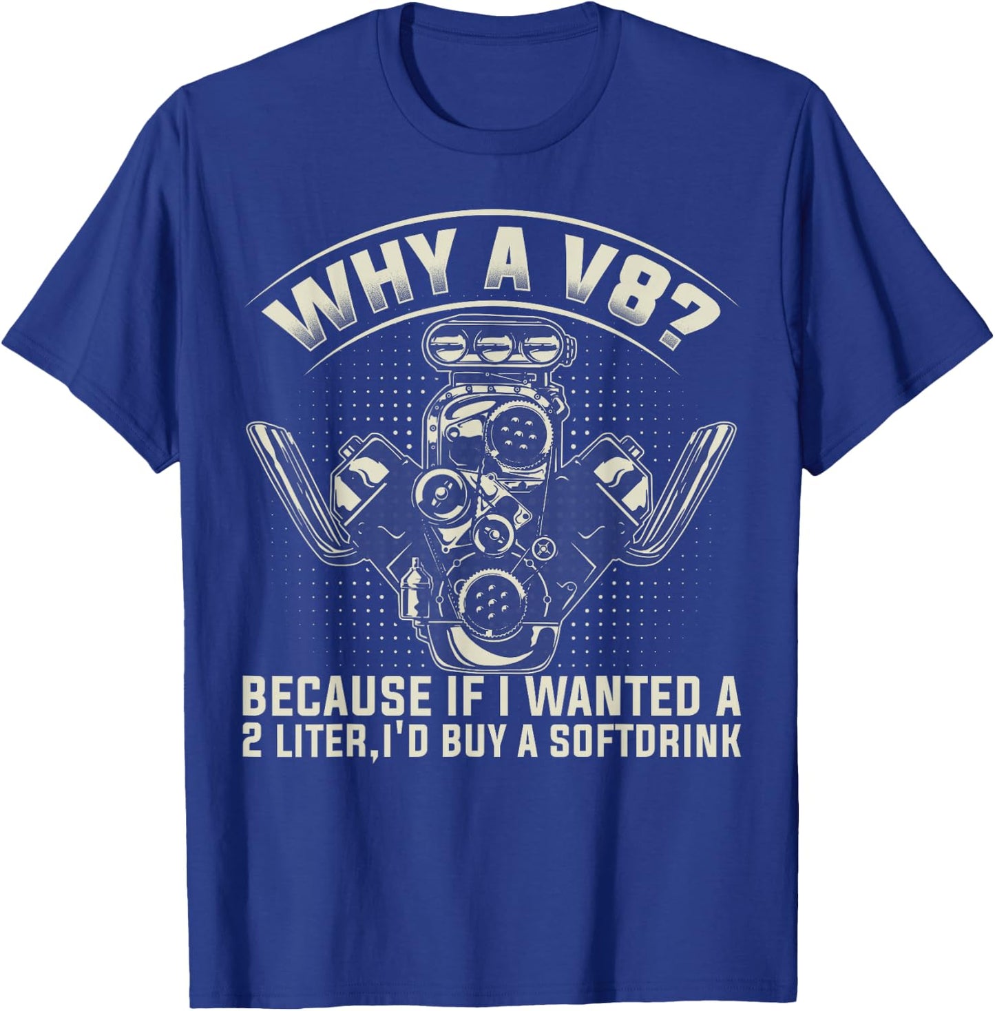 Mechanic Car Guy Car Tuning Muscle Car T-Shirt - T-Shirt | Royal