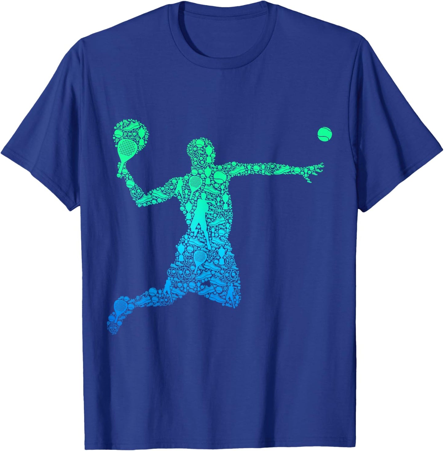 Padel Player Paddleball Men Kids Boys T-Shirt - T-Shirt | Royal