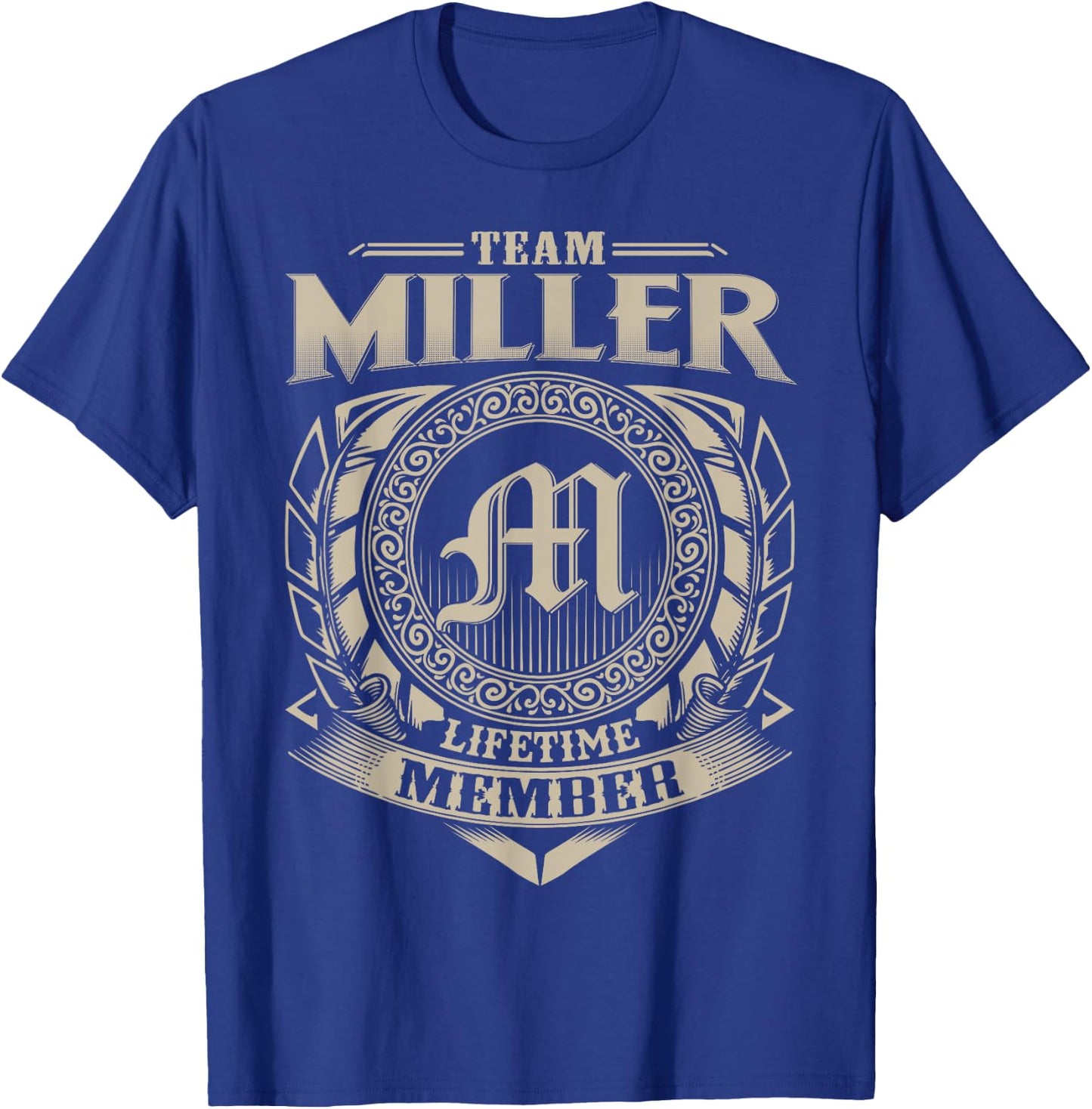 Team MILLER Lifetime Member Vintage MILLER Family T-Shirt - T-Shirt | Royal