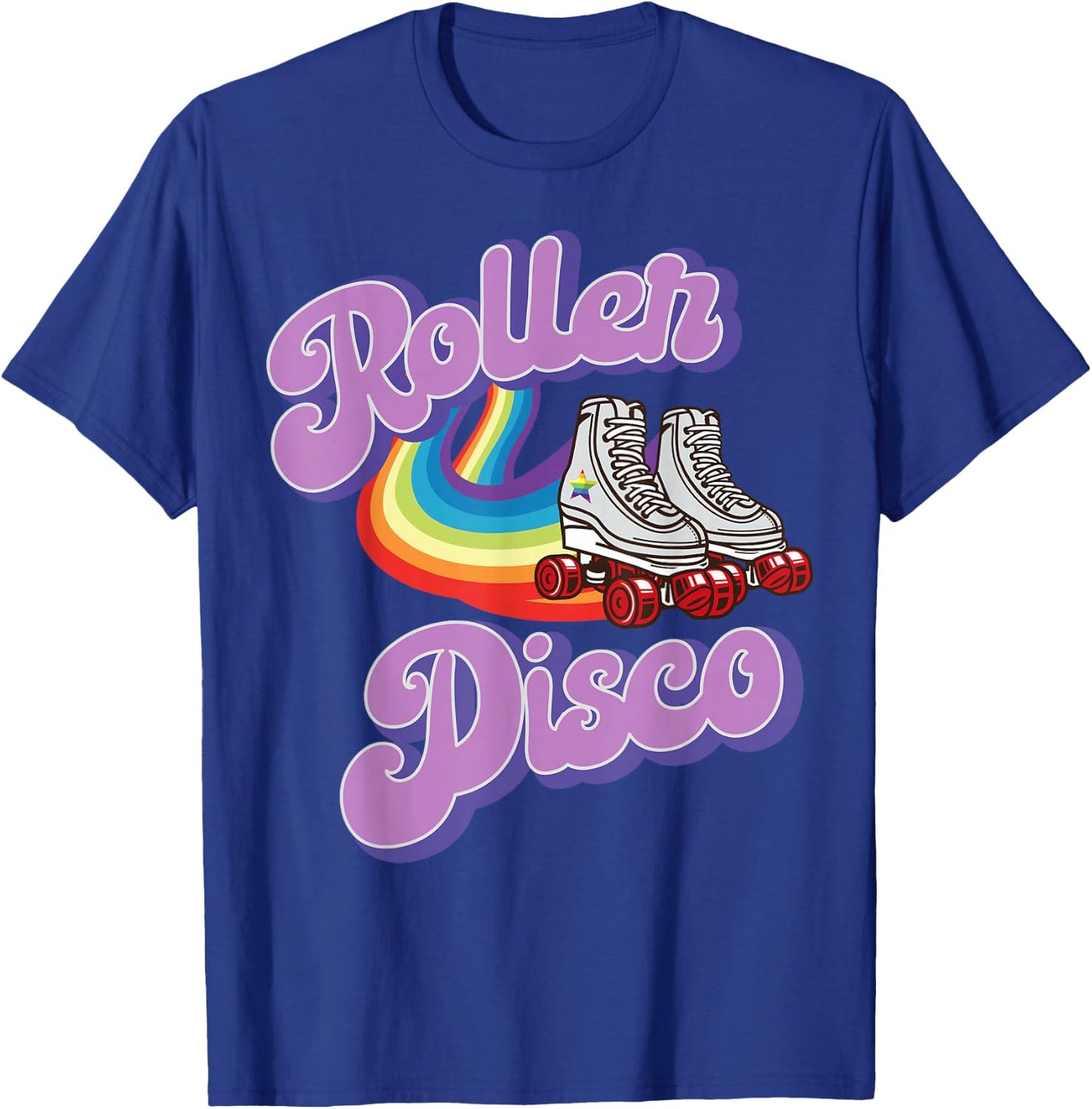 Cool Roller Disco Retro party 70s and 80s T-Shirt - T-Shirt | Royal