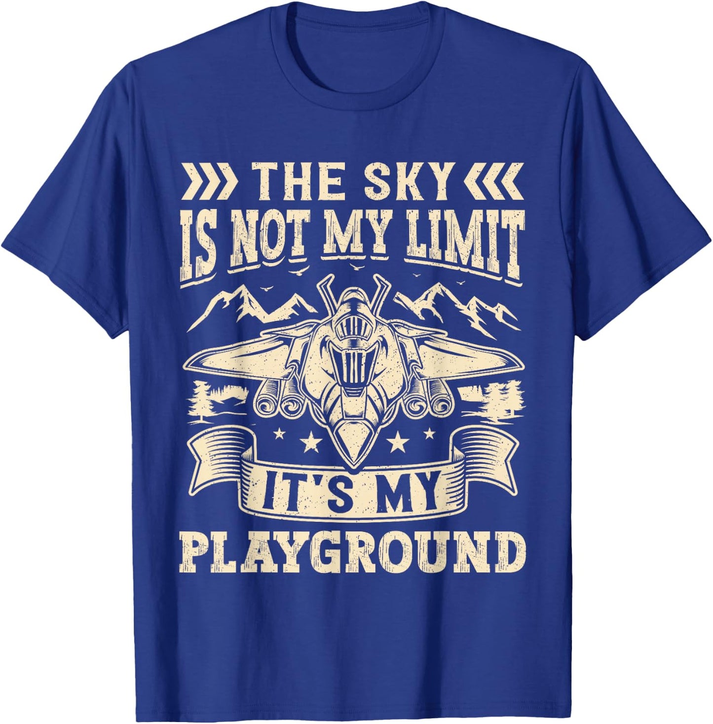 Funny Aviator Pilot Airplane Plane Aviation Gifts Men Women T-Shirt - T-Shirt | Royal