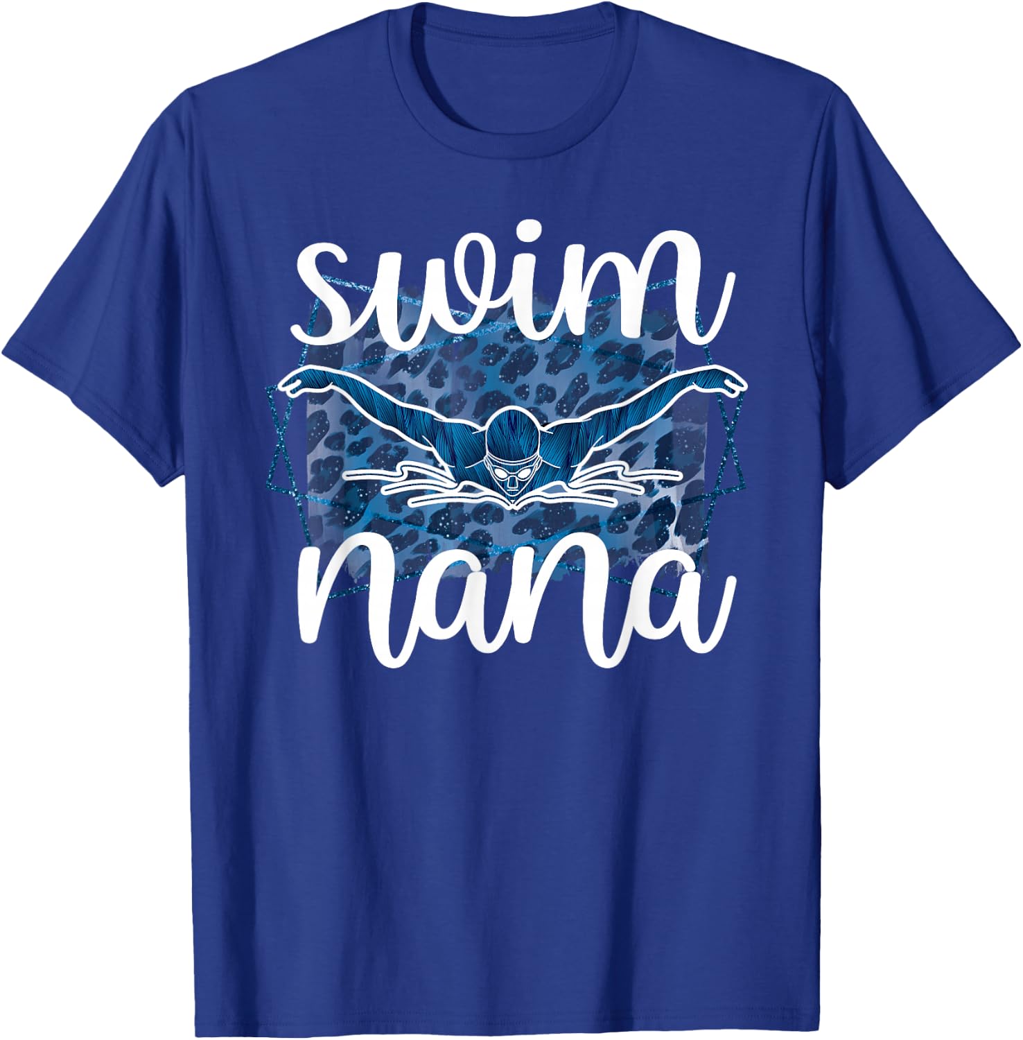 Proud Swim Nana Of A Swimmer Nana Grandma T-Shirt - T-Shirt | Royal