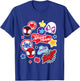 Kids Marvel Spidey and His Amazing Friends Spidey Team Stickers T-Shirt - T-Shirt | Royal