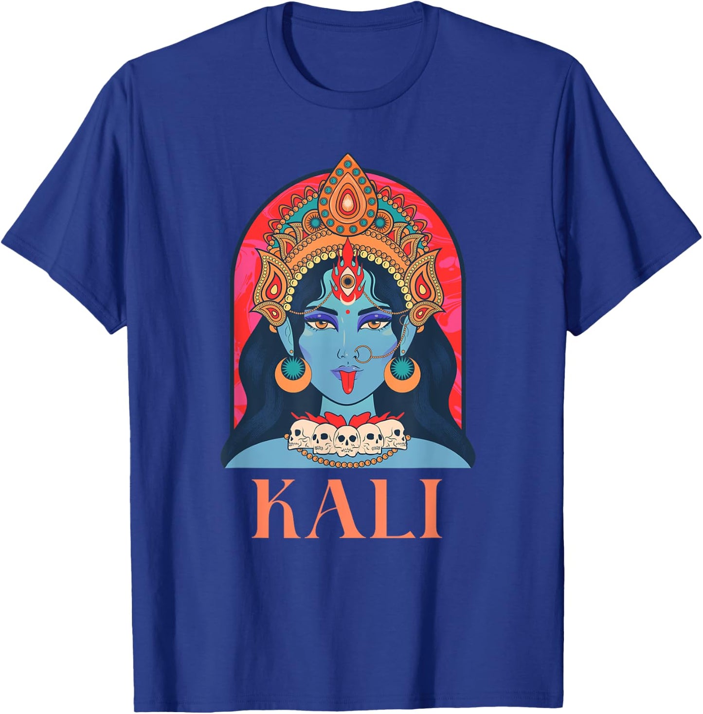 Kali Goddess Indian Deity, India Hindu Yoga T-Shirt - T-Shirt | Royal