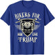 Bikers For Trump Funny Donald President 2024 Motorcycle Gift T-Shirt - T-Shirt | Royal