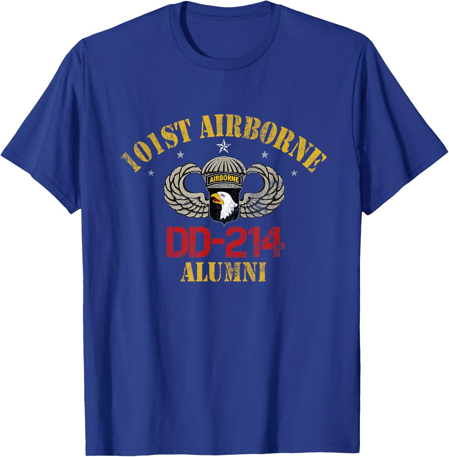 U.S Army 101st Airborne DD-214 Alumni Veterans Day Gift Men T-Shirt - T-Shirt | Royal
