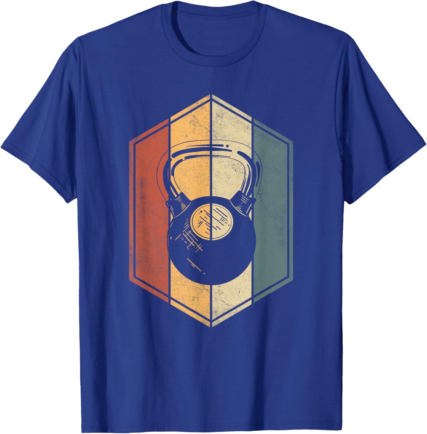 Workout Gifts Vintage Kettlebell Fitness Gym Weight Lifting T-Shirt - T-Shirt | Royal