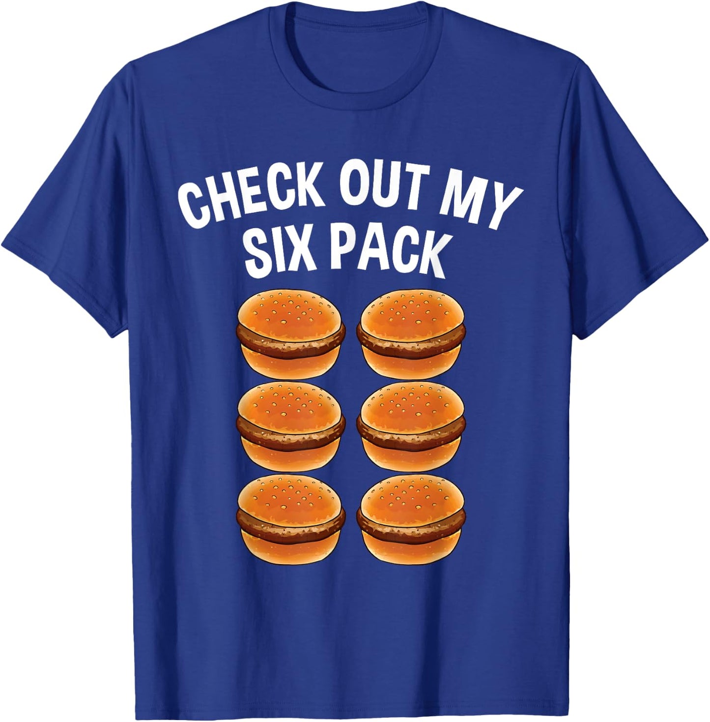 Funny Burger Art Men Women Sandwich Cheeseburger Lovers T-Shirt - T-Shirt | Royal