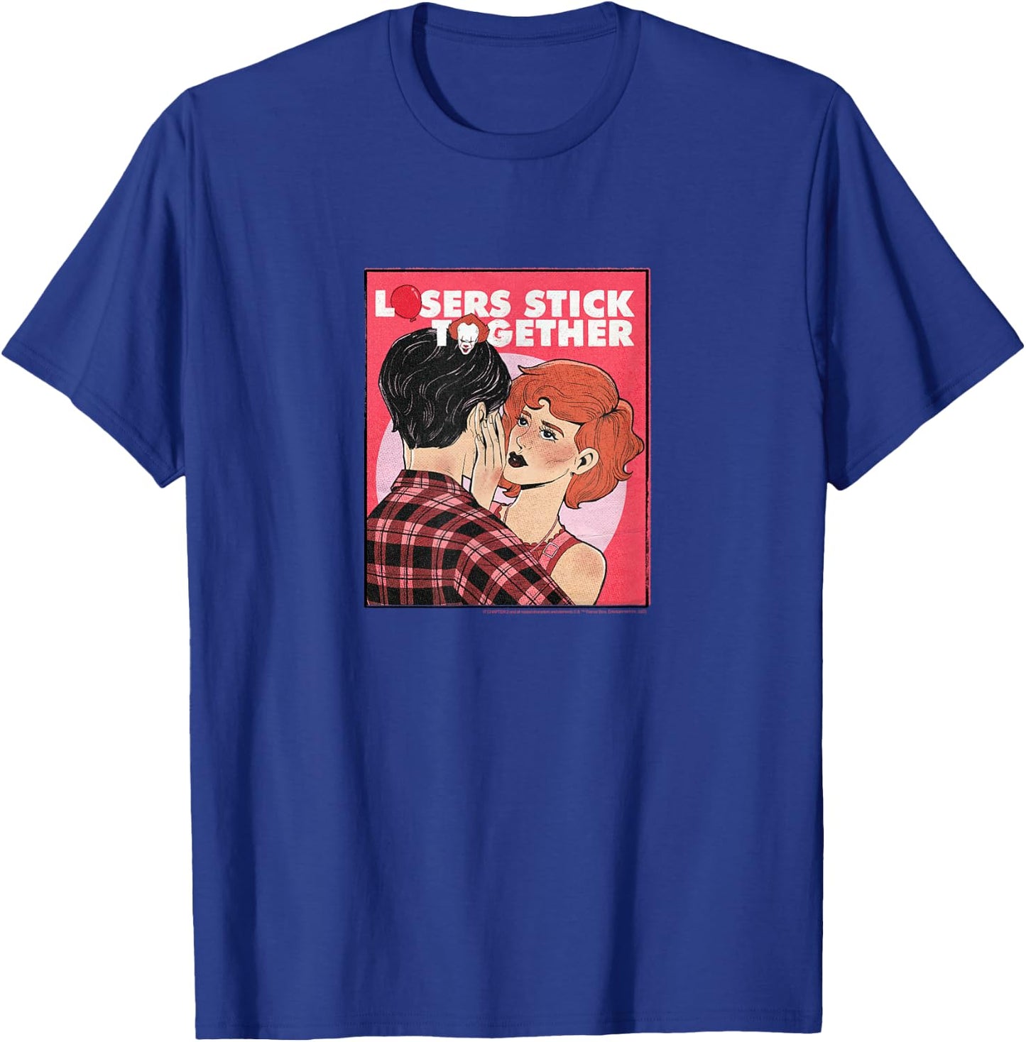 IT: Chapter 2 Losers Stick Together Valentine Horror Movie T-Shirt - T-Shirt | Royal