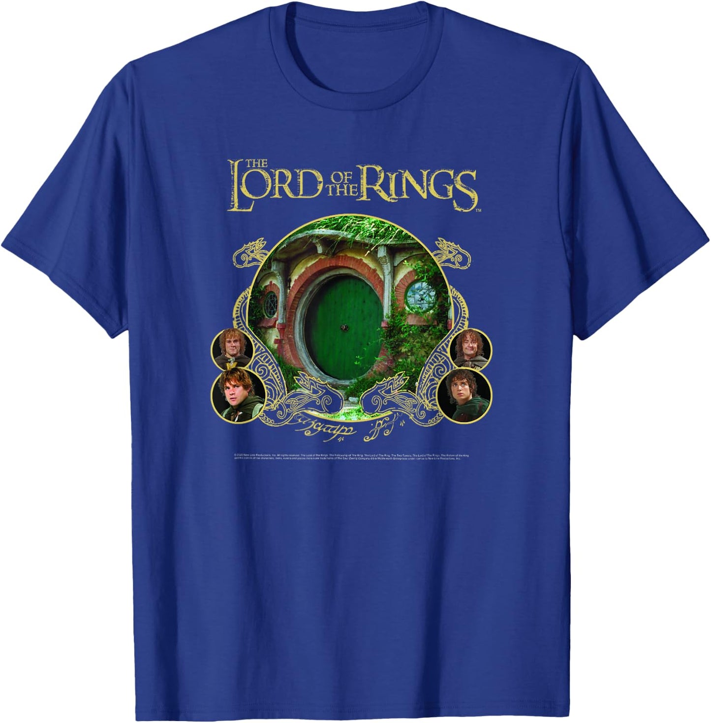 Lord of The Rings Shire Group Poster T-Shirt - T-Shirt | Royal