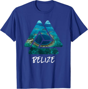 Great Blue Hole Belize Travel Gift T-Shirt - T-Shirt | Royal