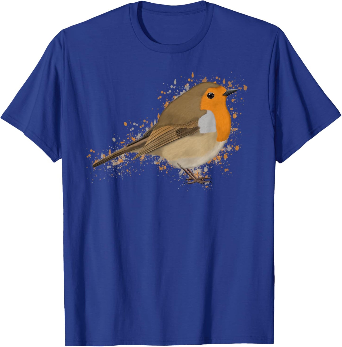 Robin Bird Birder Birdlover Birdwatcher Animal Biologist T-Shirt - T-Shirt | Royal