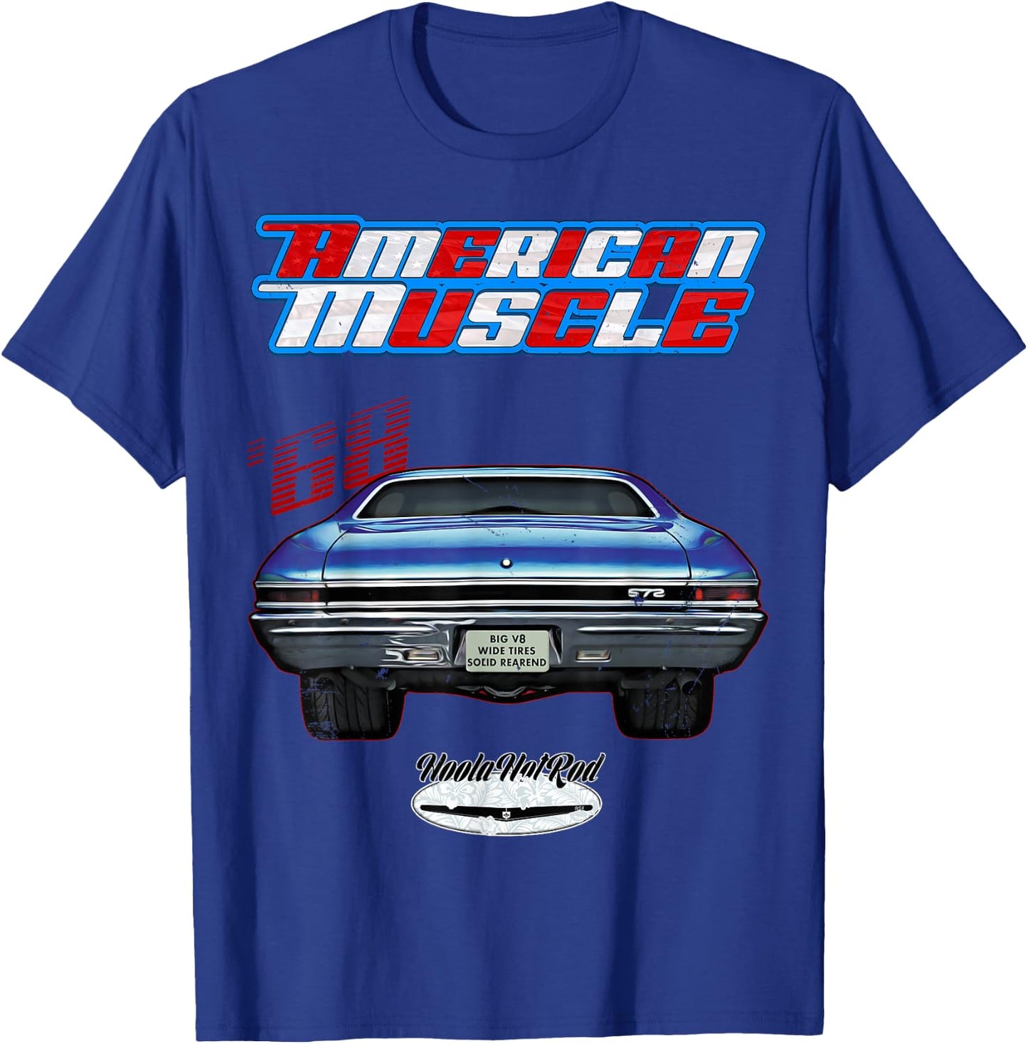 1968 Chevelle,Muscle Car,SS454,SS427,SS396,Hotrod,drag race T-Shirt - T-Shirt | Royal