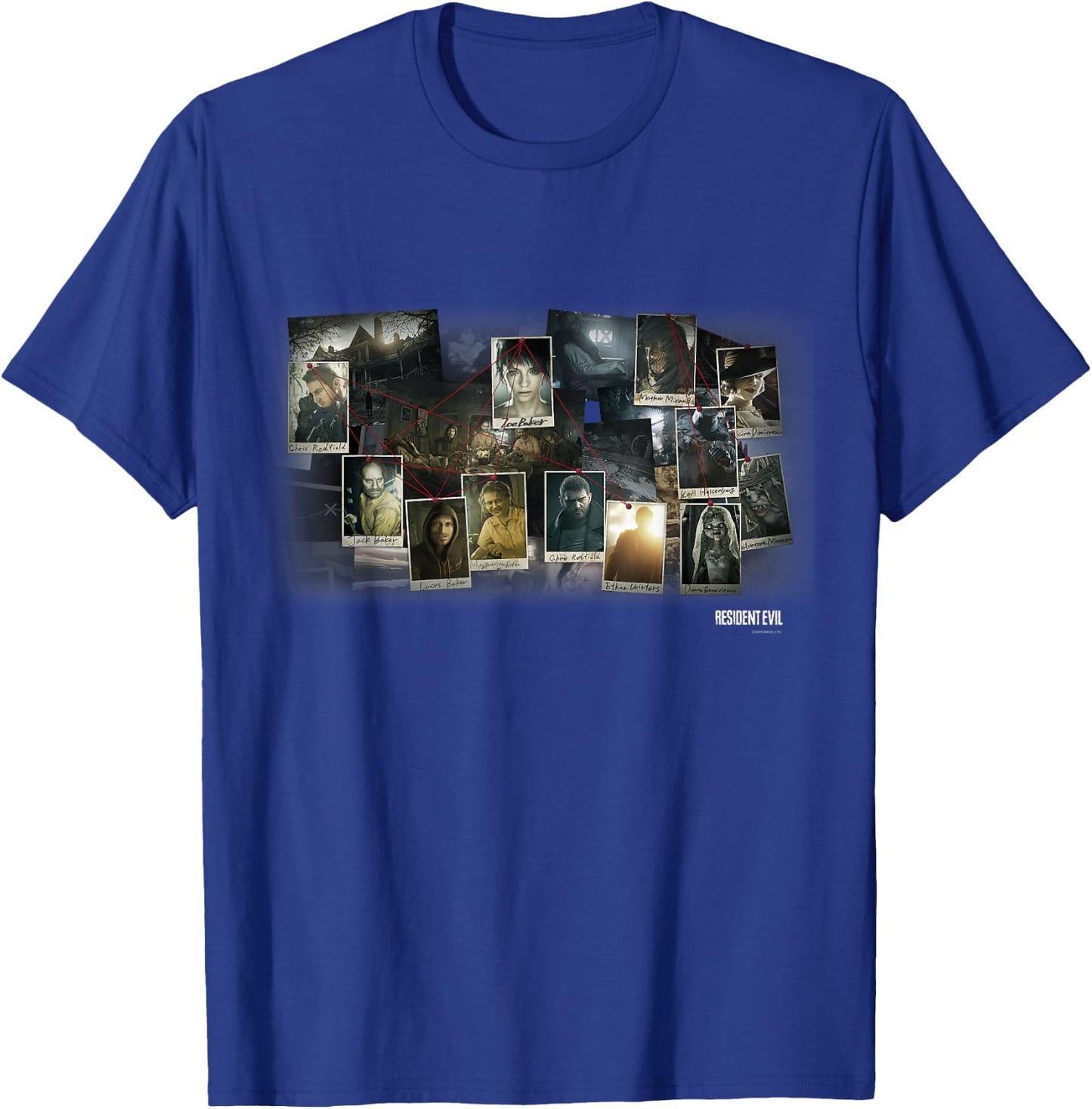 CAPCOM Official Merchandise RESIDENT EVIL 7,8 , Black T-Shirt - T-Shirt | Royal