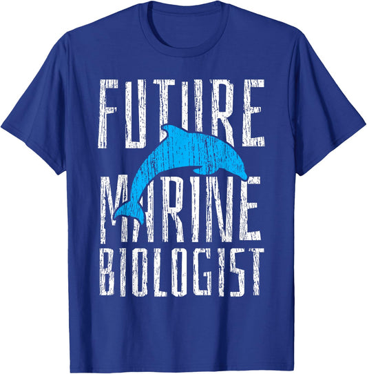 Marine Biology Future Biologist Science T-Shirt - T-Shirt | Royal