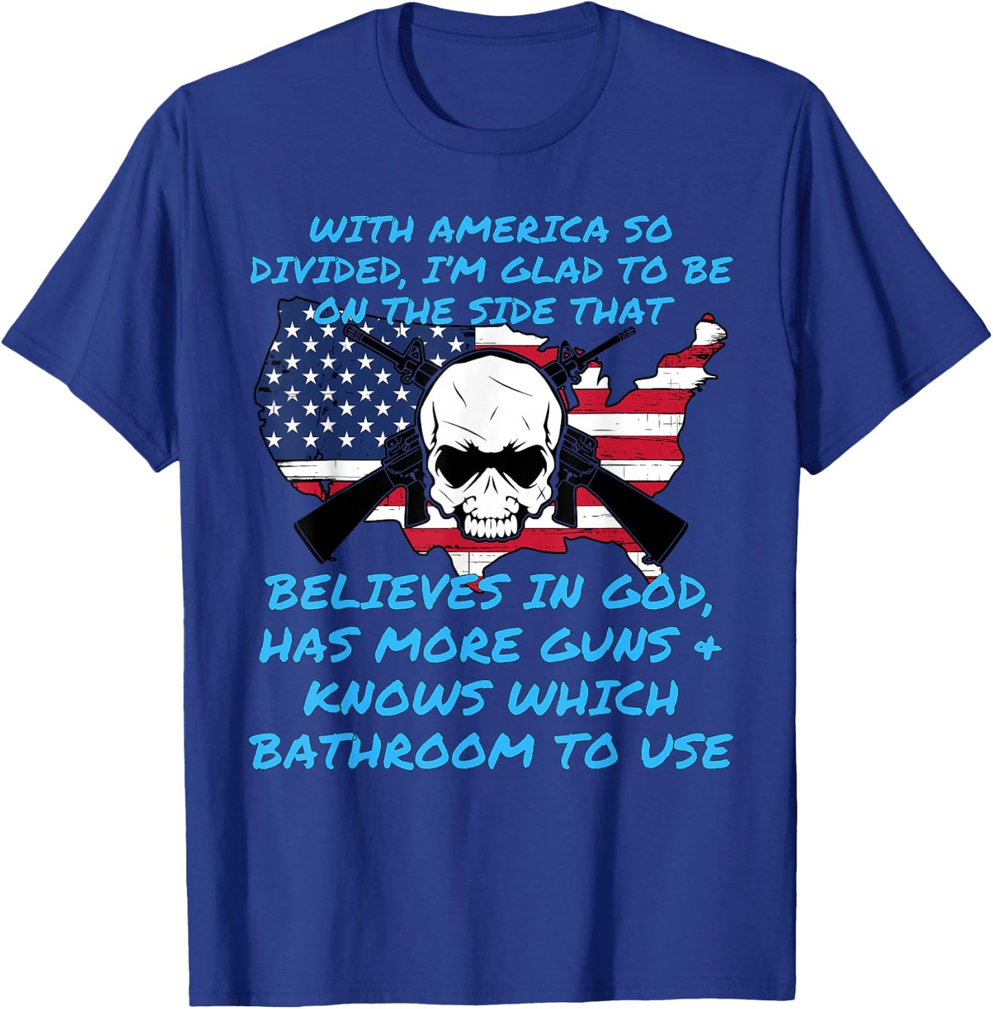 Republican Anti Democrat Funny Political Apparel T-Shirt - T-Shirt | Royal