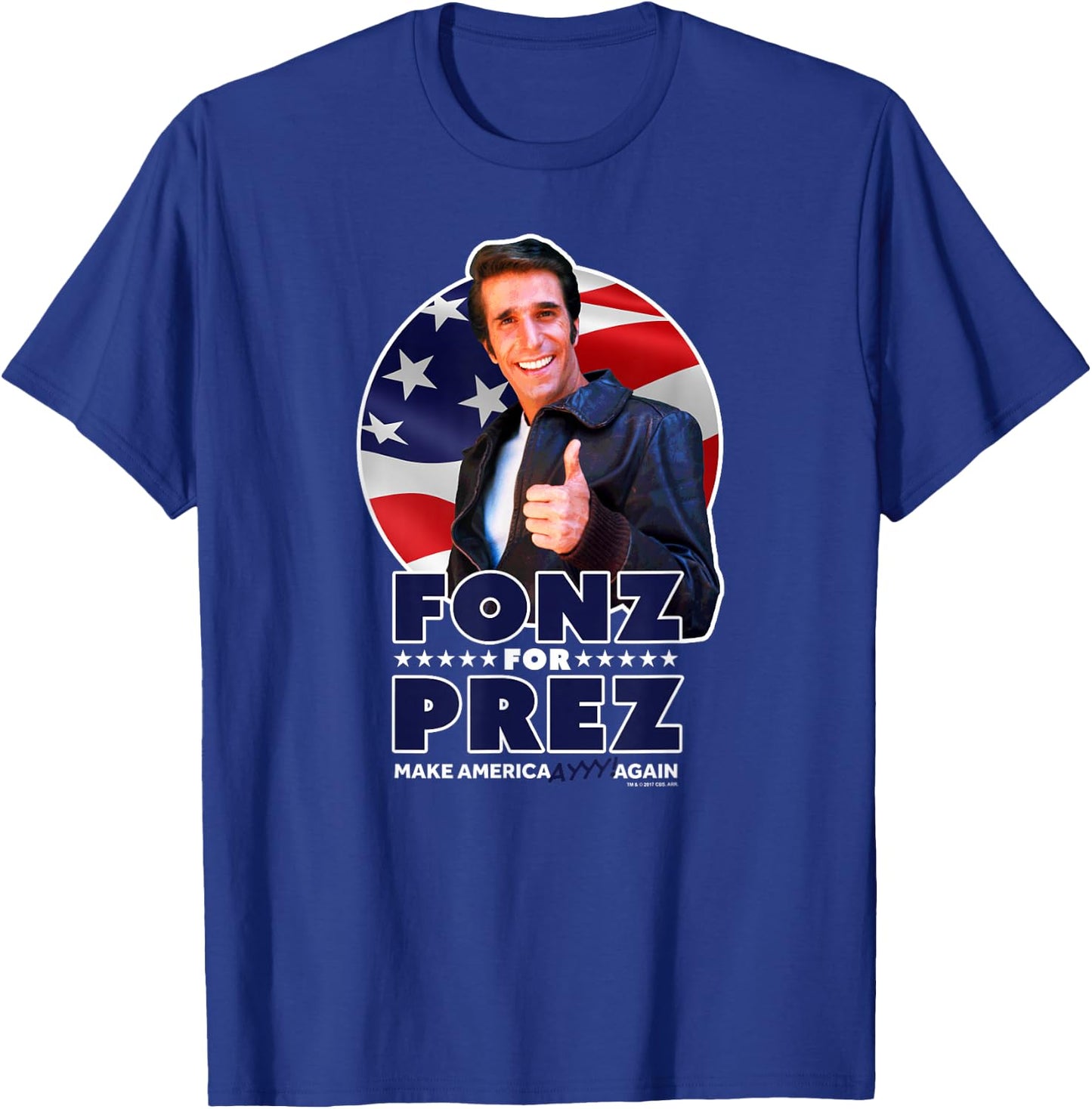 Happy Days Fonz For Prez T-Shirt - T-Shirt | Royal