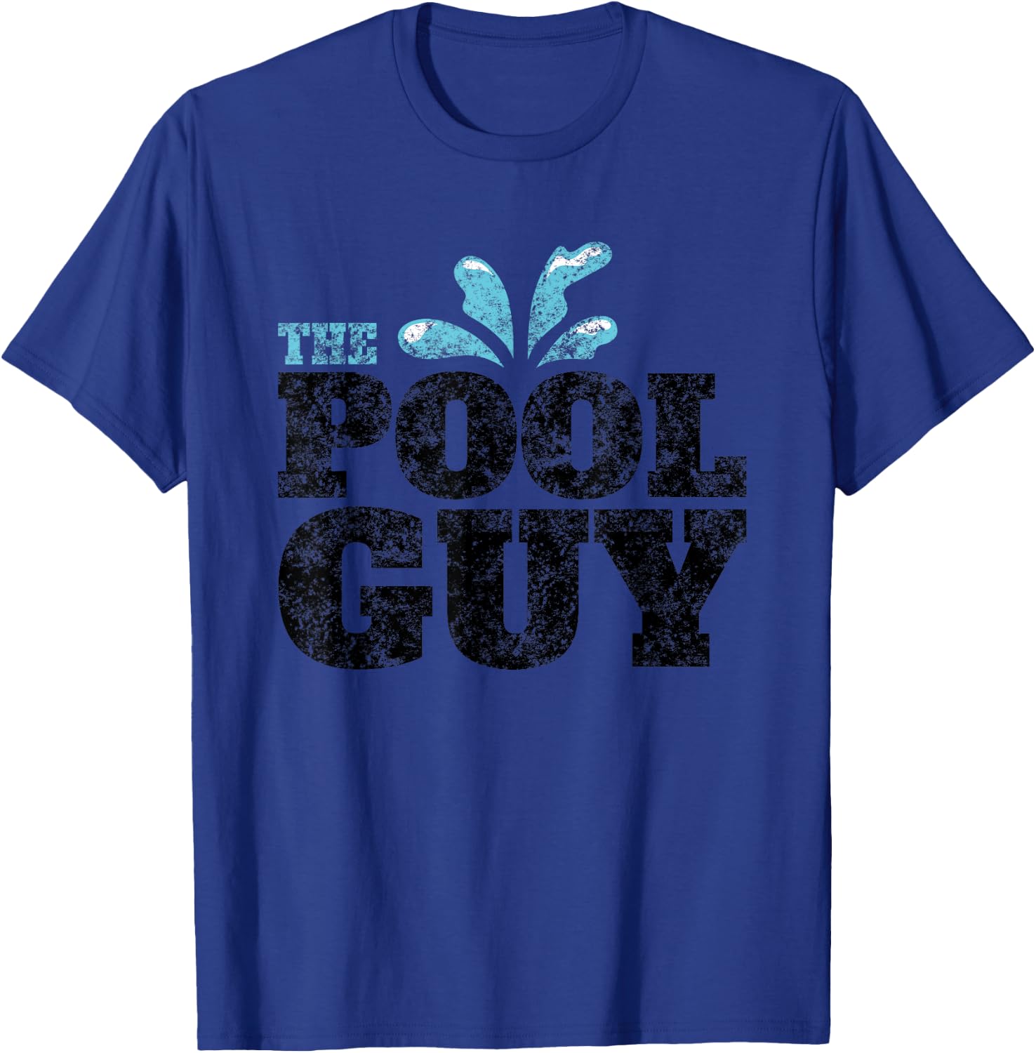 Vintage The Pool Guy Funny Swimming T-Shirt - T-Shirt | Royal