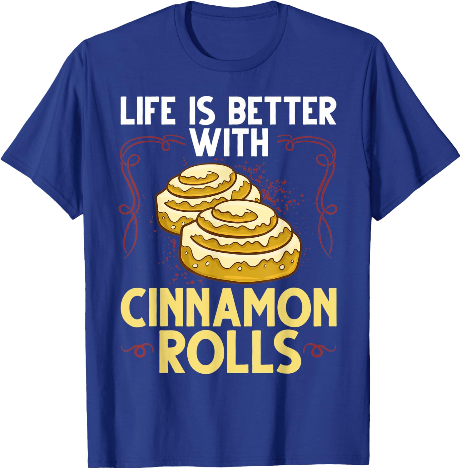 Cinnamon Roll Buns Recipe Gluten Free Keto T-Shirt - T-Shirt | Royal