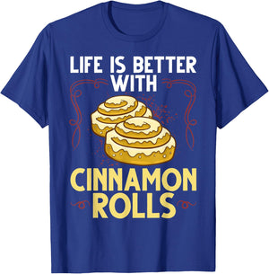 Cinnamon Roll Buns Recipe Gluten Free Keto T-Shirt - T-Shirt | Royal