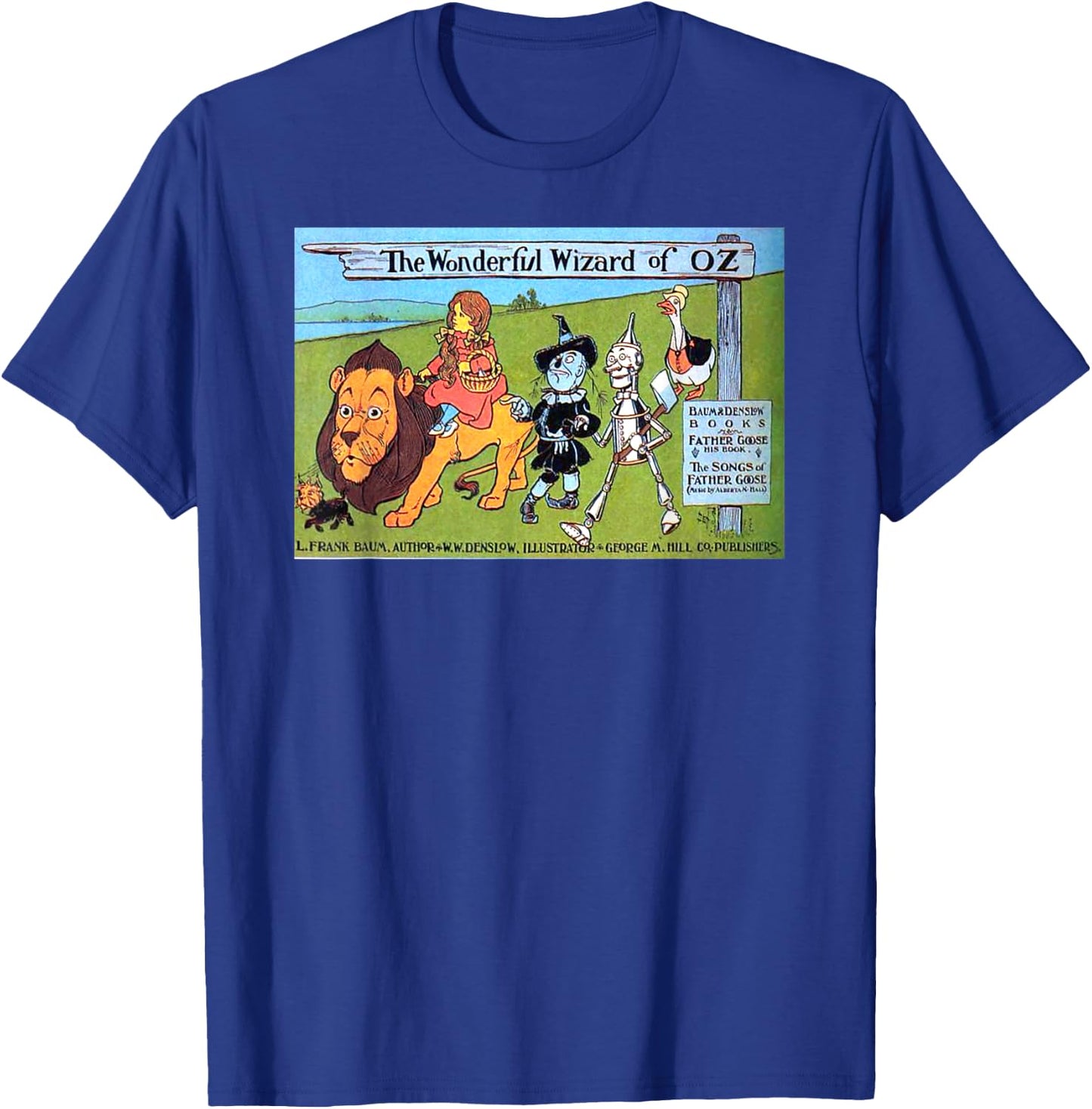 The Wizard Of OZ Book Character Promo - Vintage T-Shirt - T-Shirt | Royal