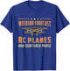 Weekend Forecast RC Planes RC Model Airplane Pilot RC Plane T-Shirt - T-Shirt | Royal