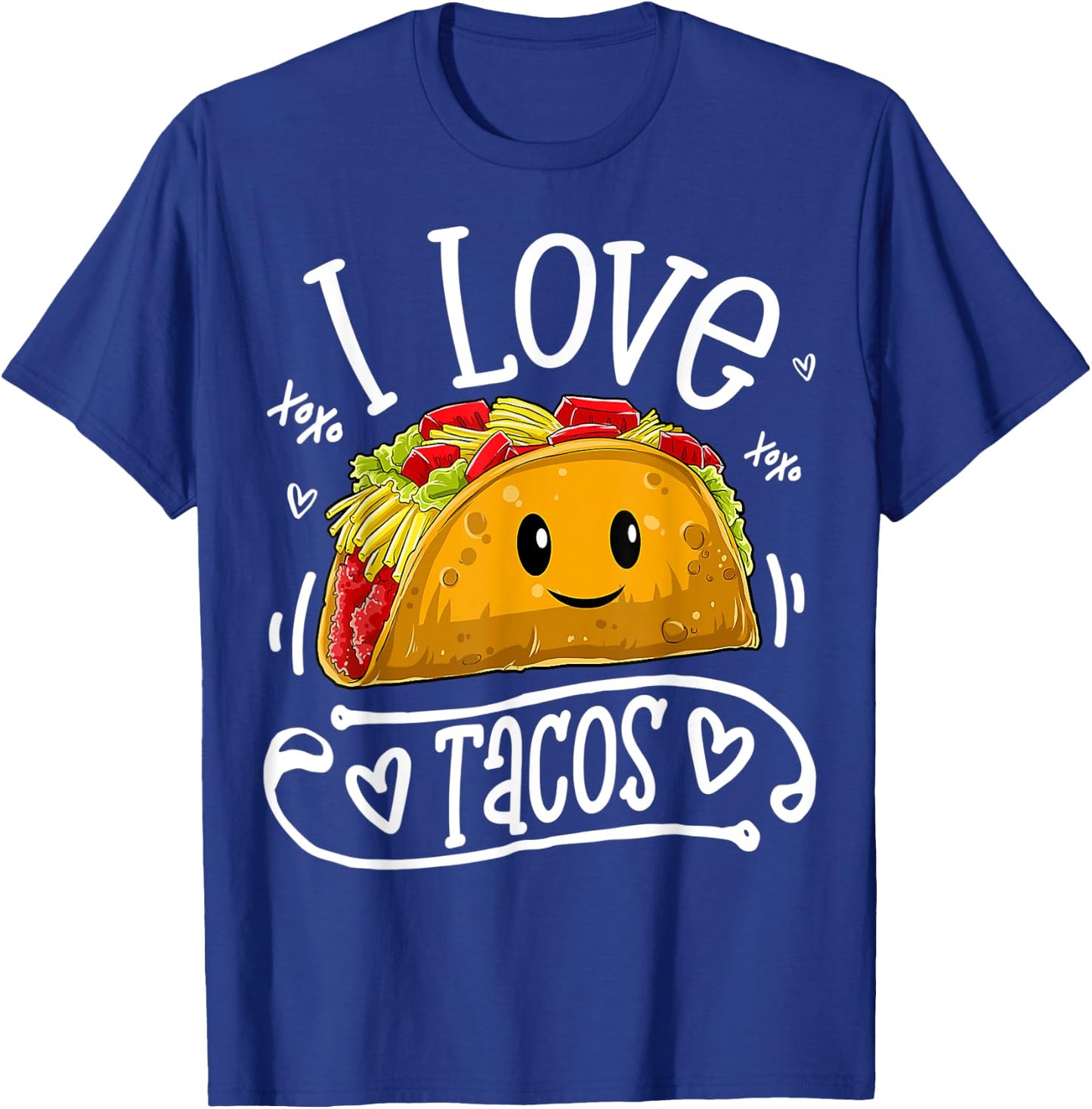 I Love Tacos T shirt Women Men Kids Boys Taco Cinco De Mayo T-Shirt - T-Shirt | Royal