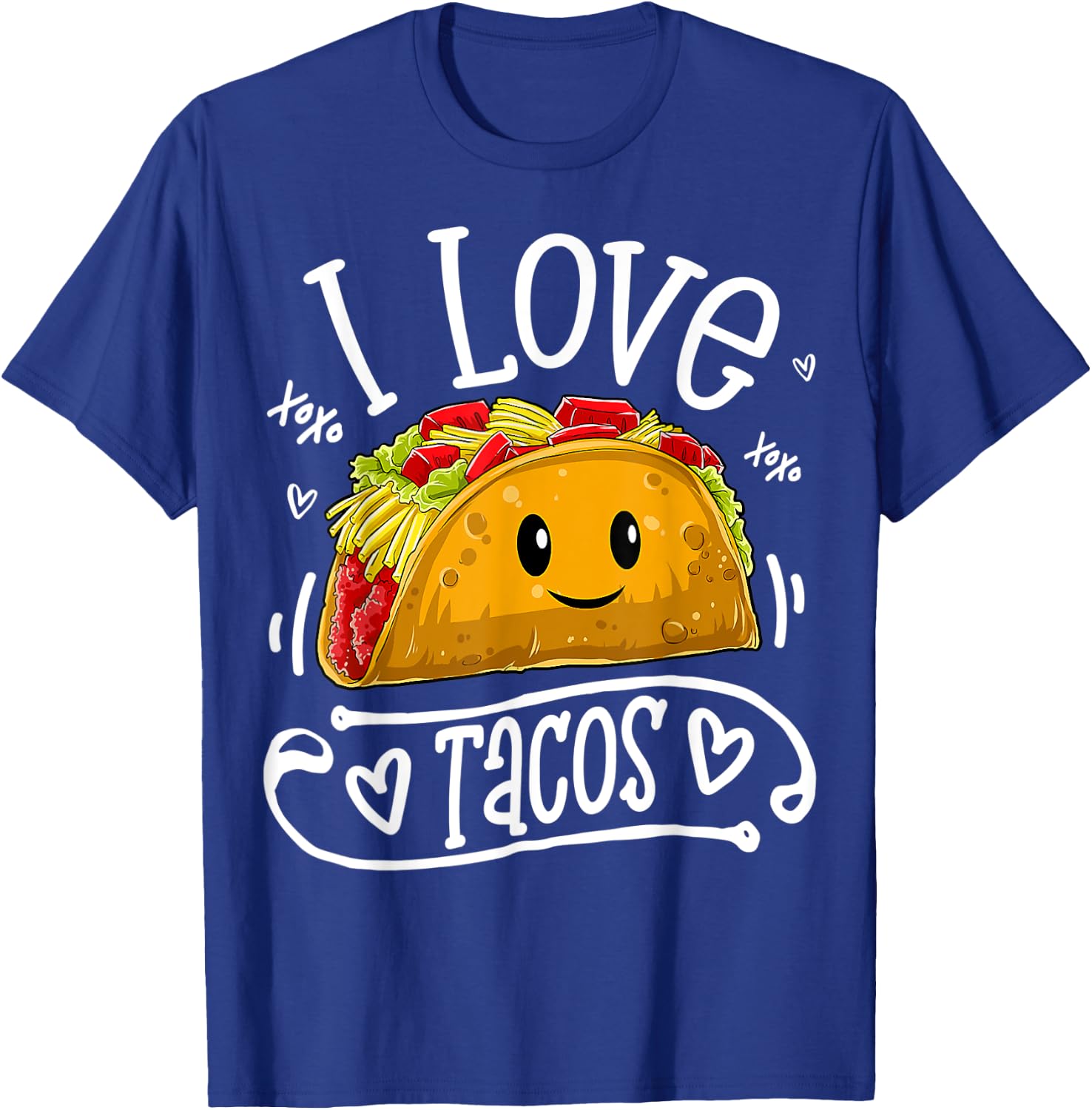 I Love Tacos T shirt Women Men Kids Boys Taco Cinco De Mayo T-Shirt - T-Shirt | Royal