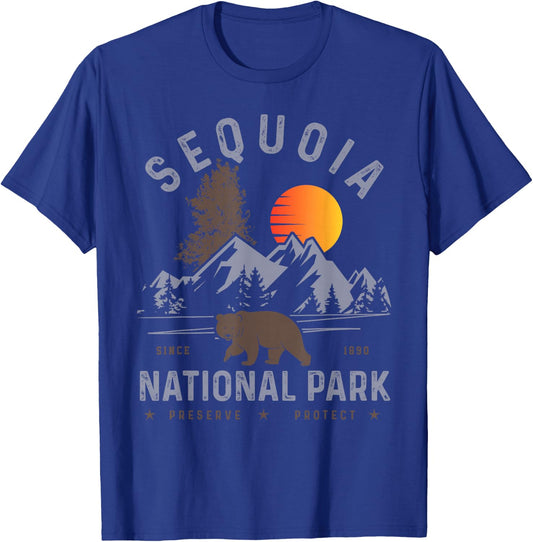 Sequoia National Park Shirt Vintage Sequoia Shirt Sequoia T-Shirt - T-Shirt | Royal