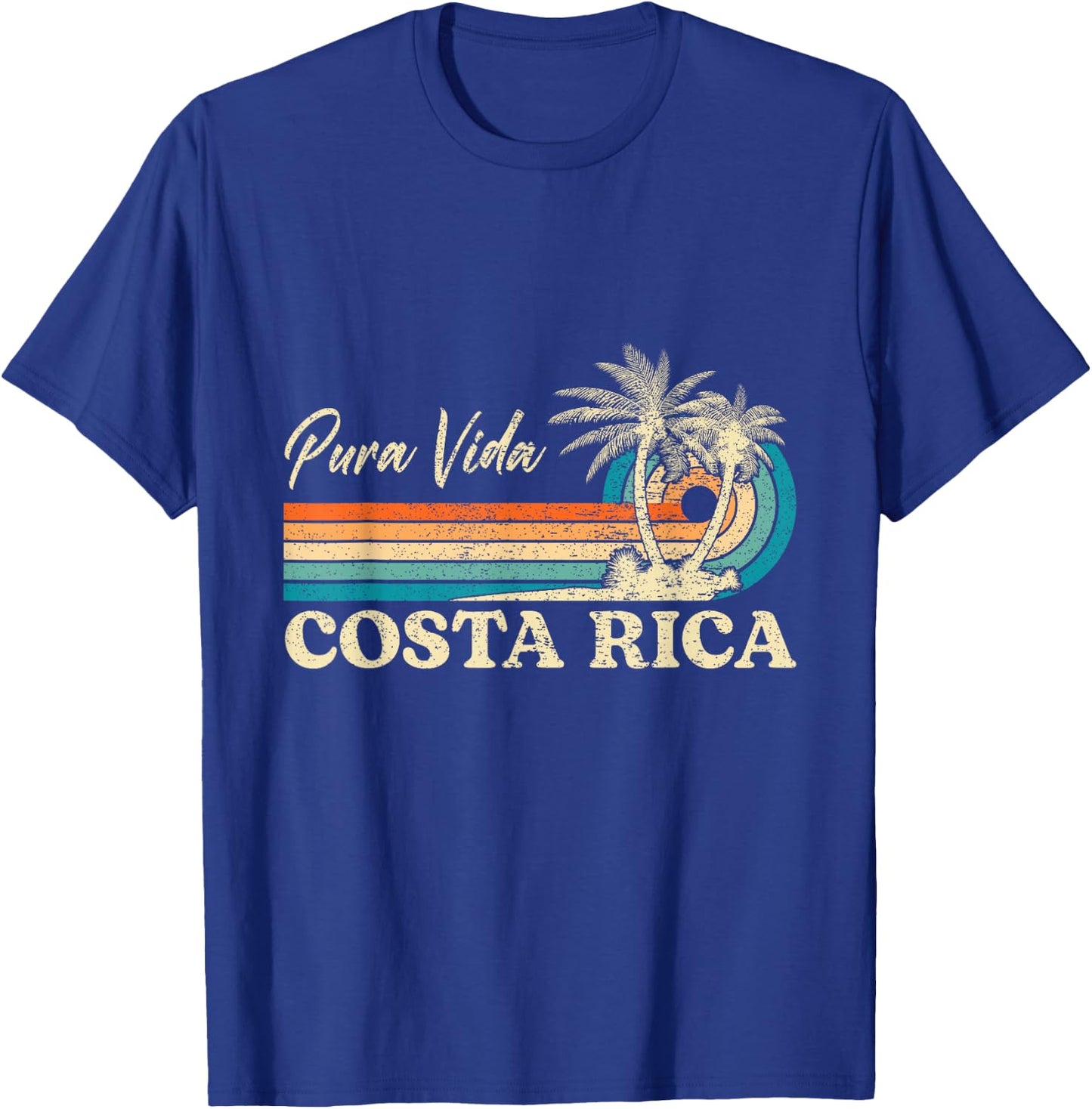 Costa Rica Retro Beach Vacation Costa Rica Souvenir Beach T-Shirt - T-Shirt | Royal
