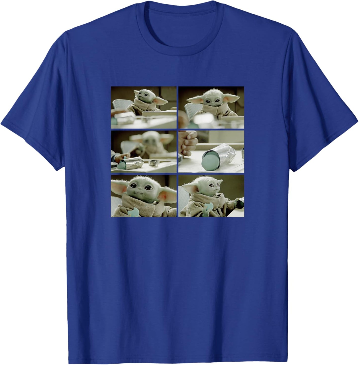 Star Wars: The Mandalorian The Child Cookie Stealer R12 T-Shirt - T-Shirt | Royal