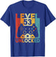 53 Years Old Men Women 1971 Birthday Level 53 Unlocked Gamer T-Shirt - T-Shirt | Royal