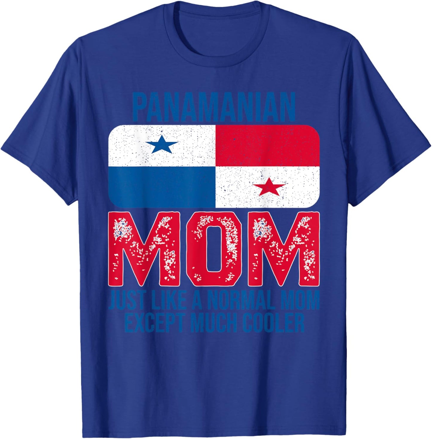 Vintage Panamanian Mom Panama Flag For Mother's Day T-Shirt - T-Shirt | Royal